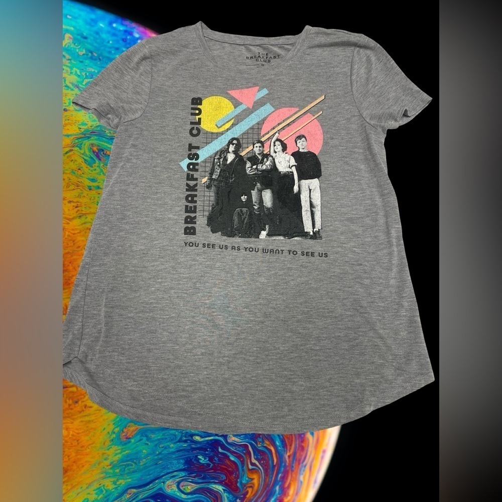 The breakfast club women’s‎ grey T-shirt, size medium